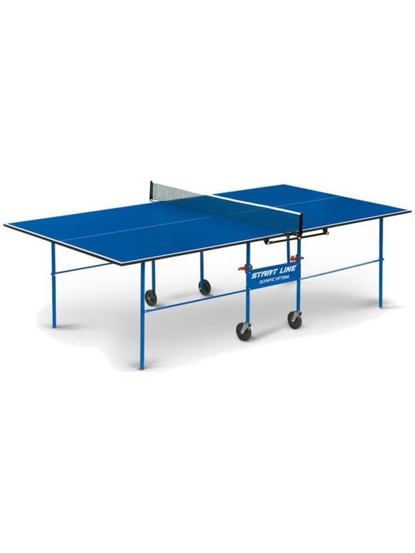 Стол теннисный Start line Olympic Optima BLUE с сеткой