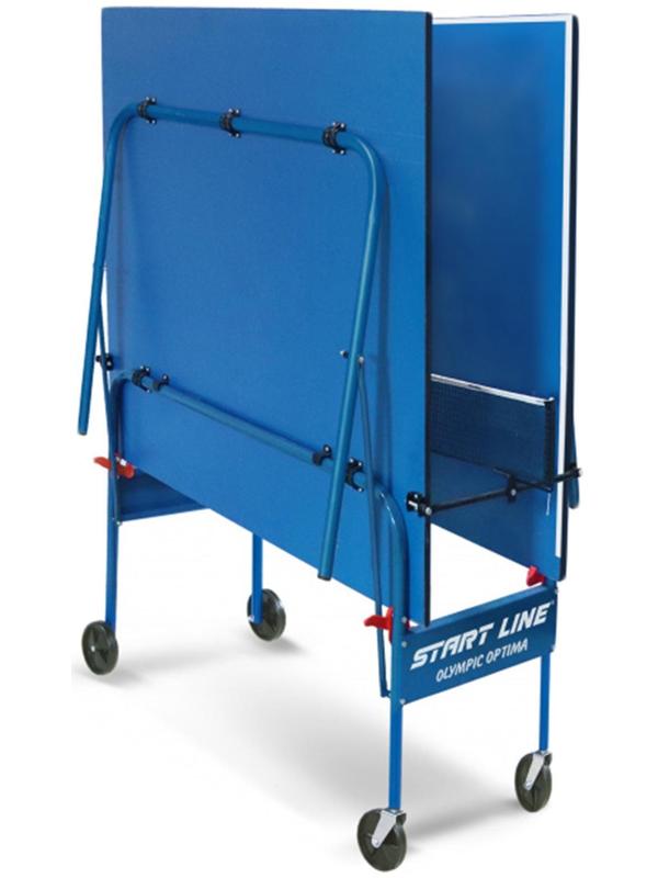 Стол теннисный Start line Olympic Optima BLUE с сеткой
