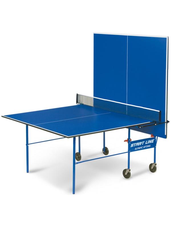 Стол теннисный Start line Olympic Optima BLUE с сеткой