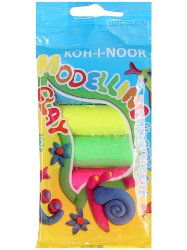 Пластилин флуоресцентный 5 цветов 105 г Koh-I-Noor OCEAN