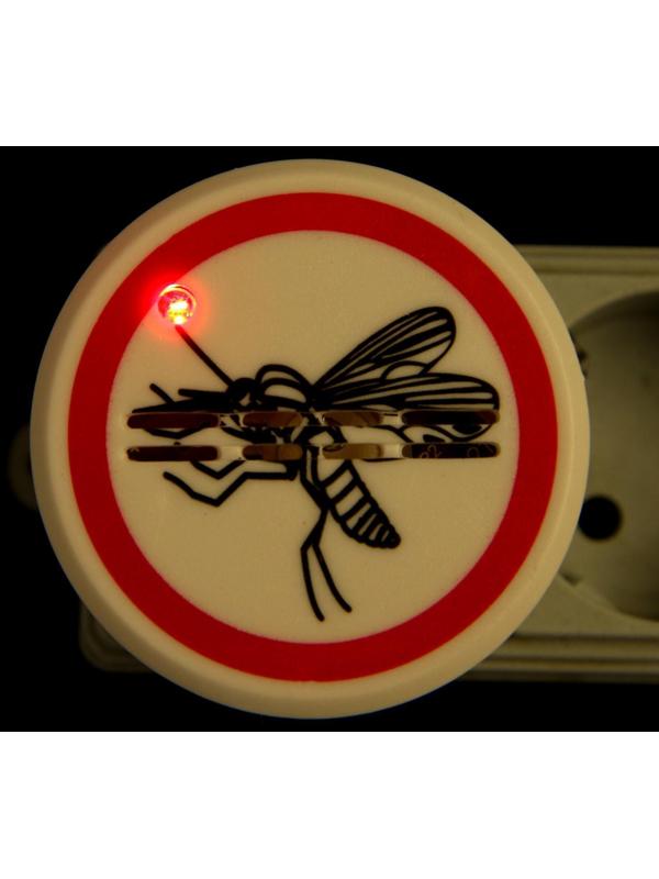 Отпугиватель комаров Luazon LRI-22, ультразвуковой, 30 м2, 220 В, белый