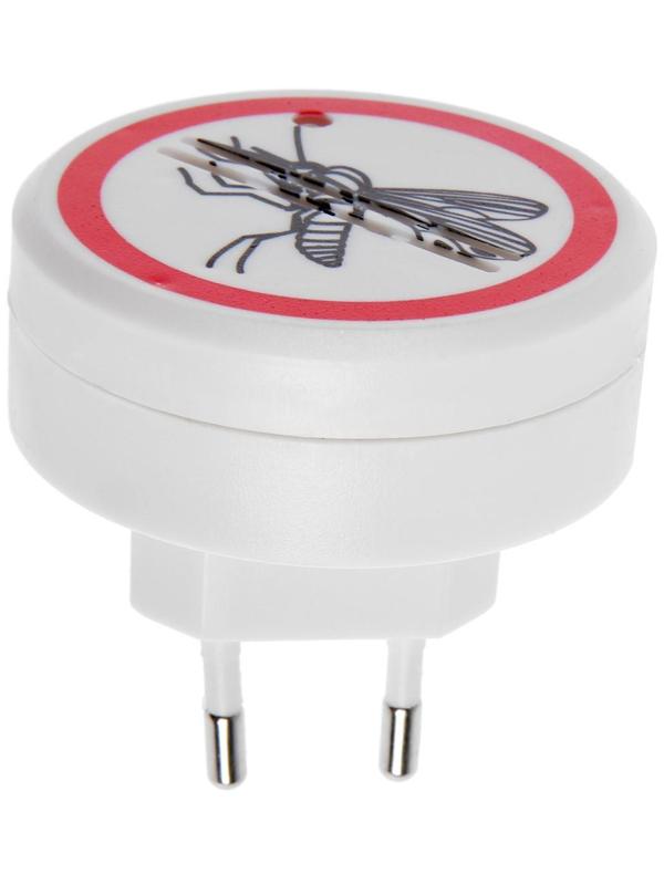 Отпугиватель комаров Luazon LRI-22, ультразвуковой, 30 м2, 220 В, белый