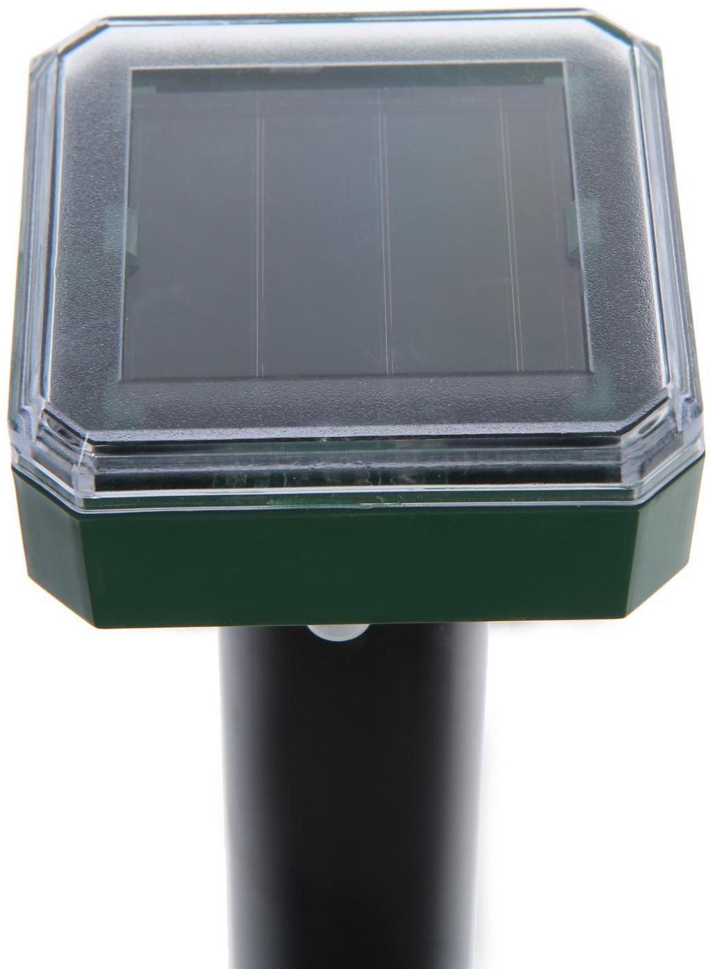 Отпугиватель кротов Luazon LRI-30, ультразвуковой, 800 м2, от солнечной батареи, черный