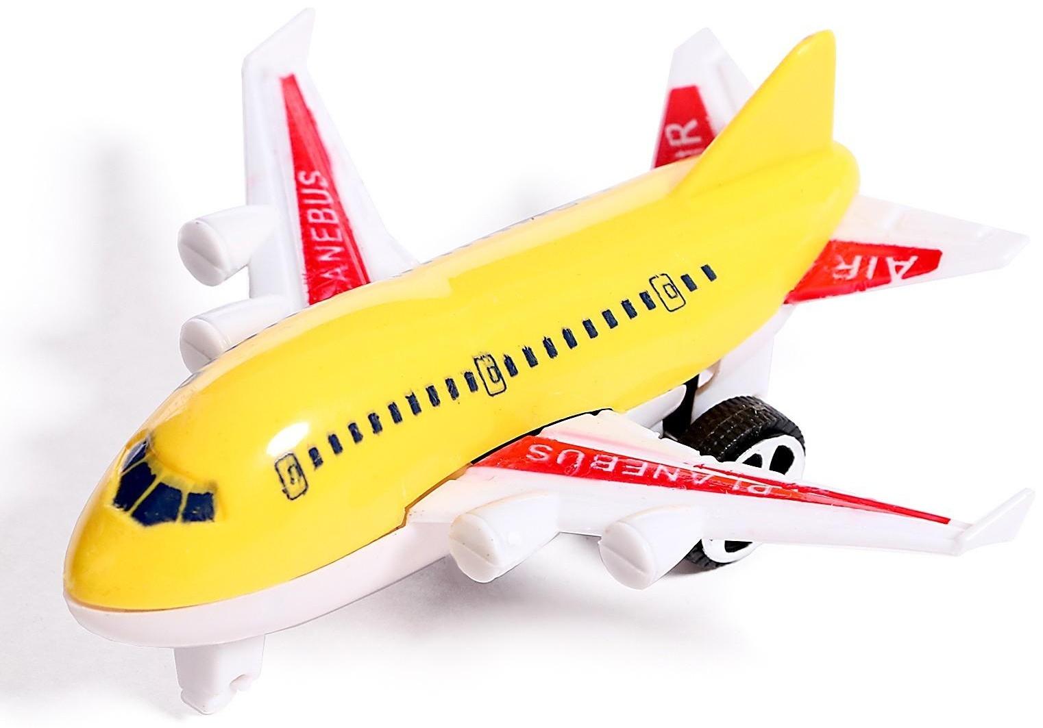 Самолет инерционный «Глазастик», МИКС