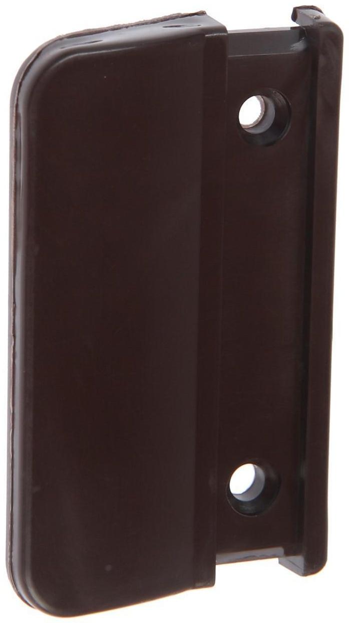 Балконная ручка пластик, коричневая