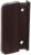 Балконная ручка пластик, коричневая