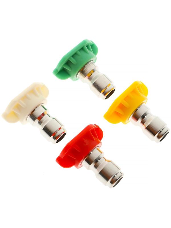 Насадка-распылитель, 0-15-25-40 град, посадочный d=12 мм, набор 4 шт