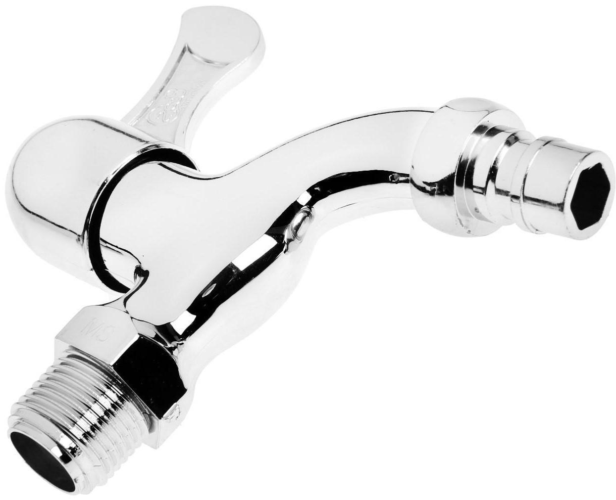 Кран водоразборный со штуцером ZEIN, 1/2