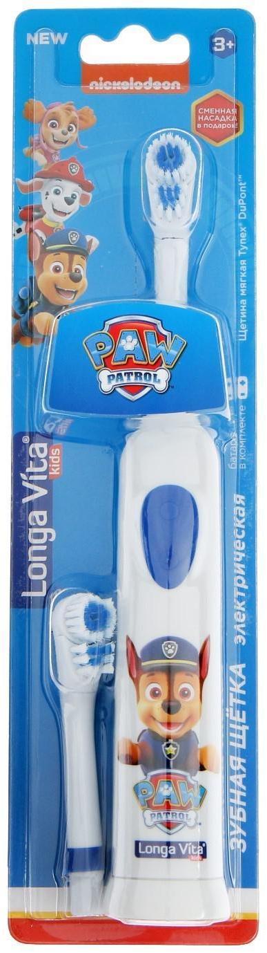 Электрическая зубная щетка Longa Vita Paw Patrol KAB-3, вибрационная, от 3-х лет, микс