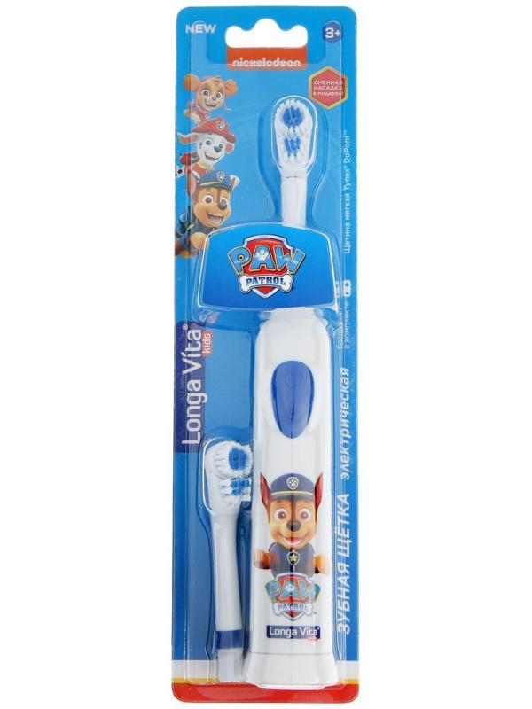 Электрическая зубная щетка Longa Vita Paw Patrol KAB-3, вибрационная, от 3-х лет, микс