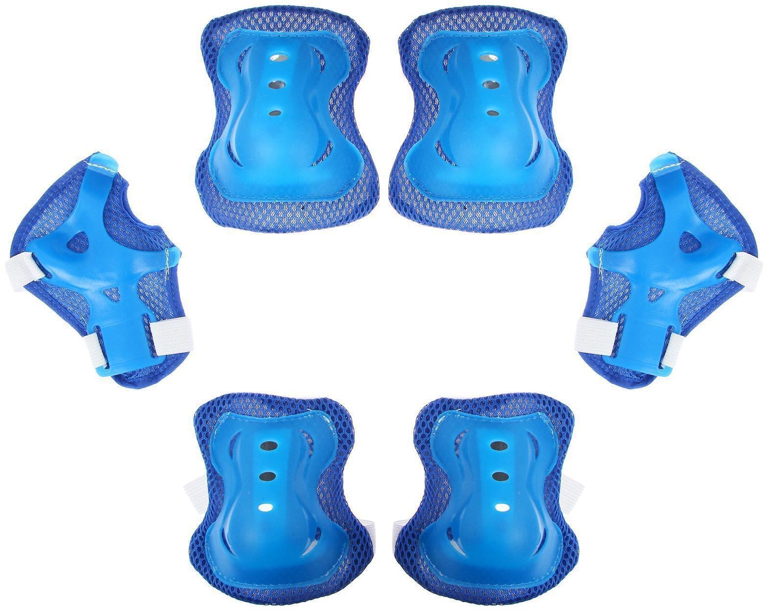 Защита роликовая, р. S, цвет синий