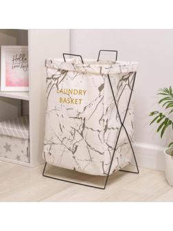 Корзина универсальная «Монро», 40×26×50 см, цвет белый