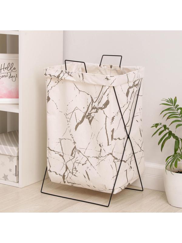 Корзина универсальная «Монро», 40×26×50 см, цвет белый