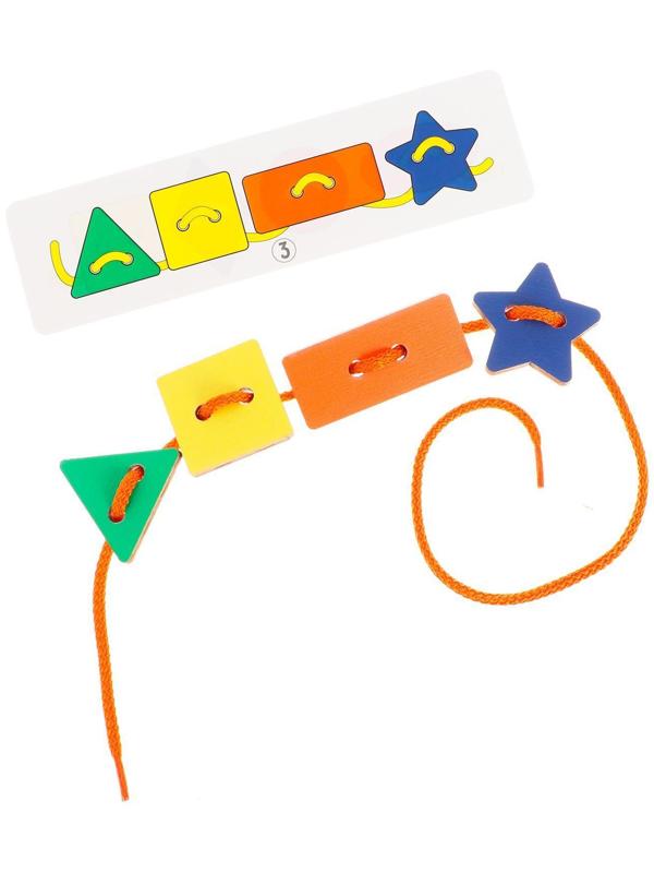 Шнуровка «Геометрические фигуры» (планшет)