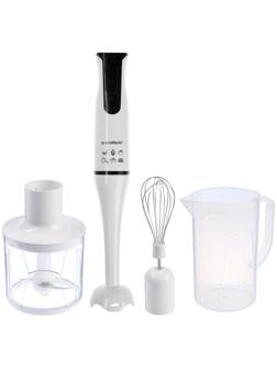 Блендер Endever Sigma-78, погружной, 1000 Вт, 0.6 л, 2 скорости, белый/черный