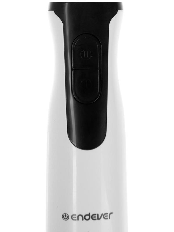 Блендер Endever Sigma-78, погружной, 1000 Вт, 0.6 л, 2 скорости, белый/черный