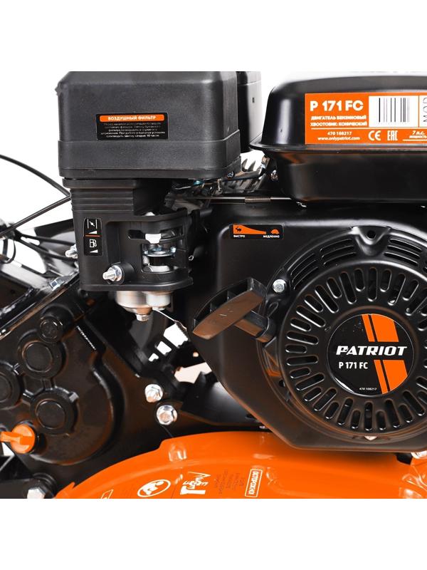Мотоблок Patriot КАЛУГА М, бенз., 7 л.с, 5.15 кВт, 4/2 скор., 90х30 см, пониженная передача