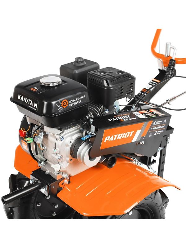 Мотоблок Patriot КАЛУГА М, бенз., 7 л.с, 5.15 кВт, 4/2 скор., 90х30 см, пониженная передача