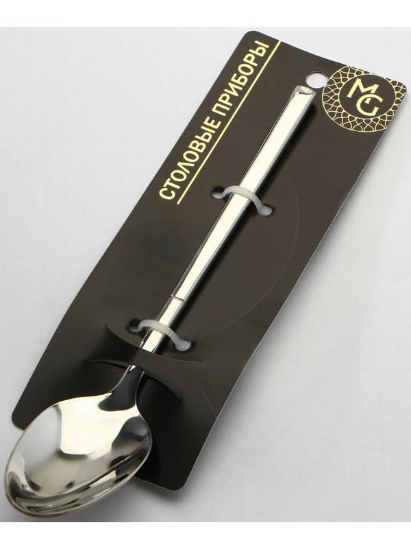 Ложка чайная из нержавеющей стали Magistro, h=15,5 см, цвет серебряный