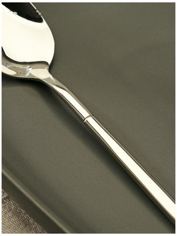 Ложка чайная из нержавеющей стали Magistro, h=15,5 см, цвет серебряный