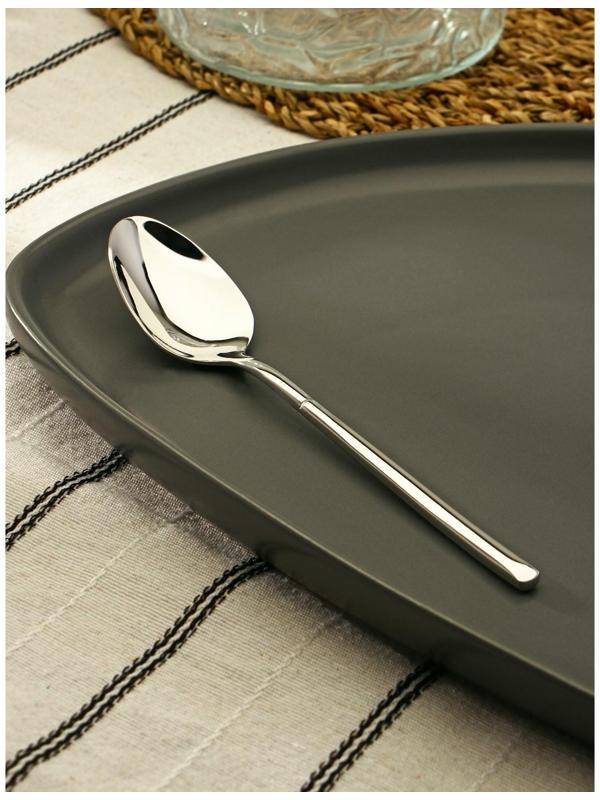 Ложка чайная из нержавеющей стали Magistro, h=15,5 см, цвет серебряный