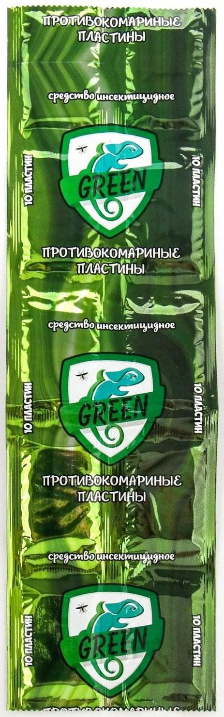 Пластины от комаров, микс, 10 шт