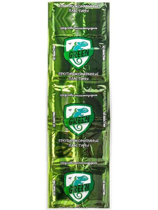Пластины от комаров, микс, 10 шт