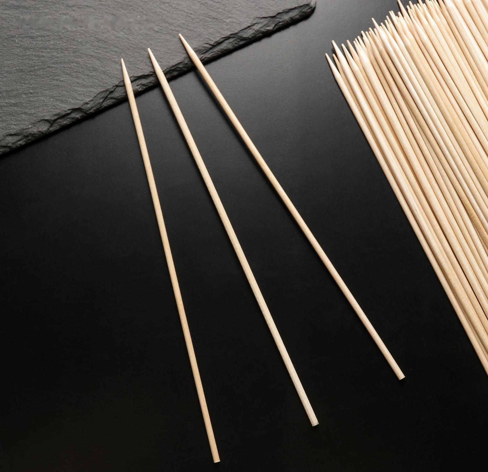 Шампур деревянный Magistro, 20×0,3 см, по 100 шт, берёза