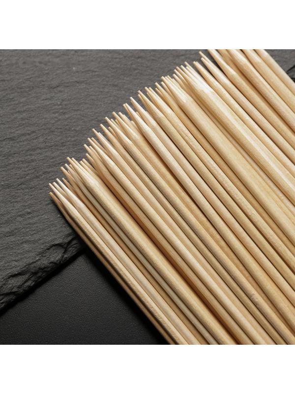 Шампур деревянный Magistro, 20×0,3 см, по 100 шт, берёза