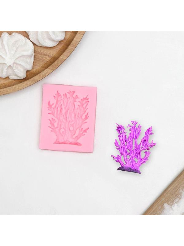 Молд «Коралл», 7×5,5×1 см, цвет МИКС