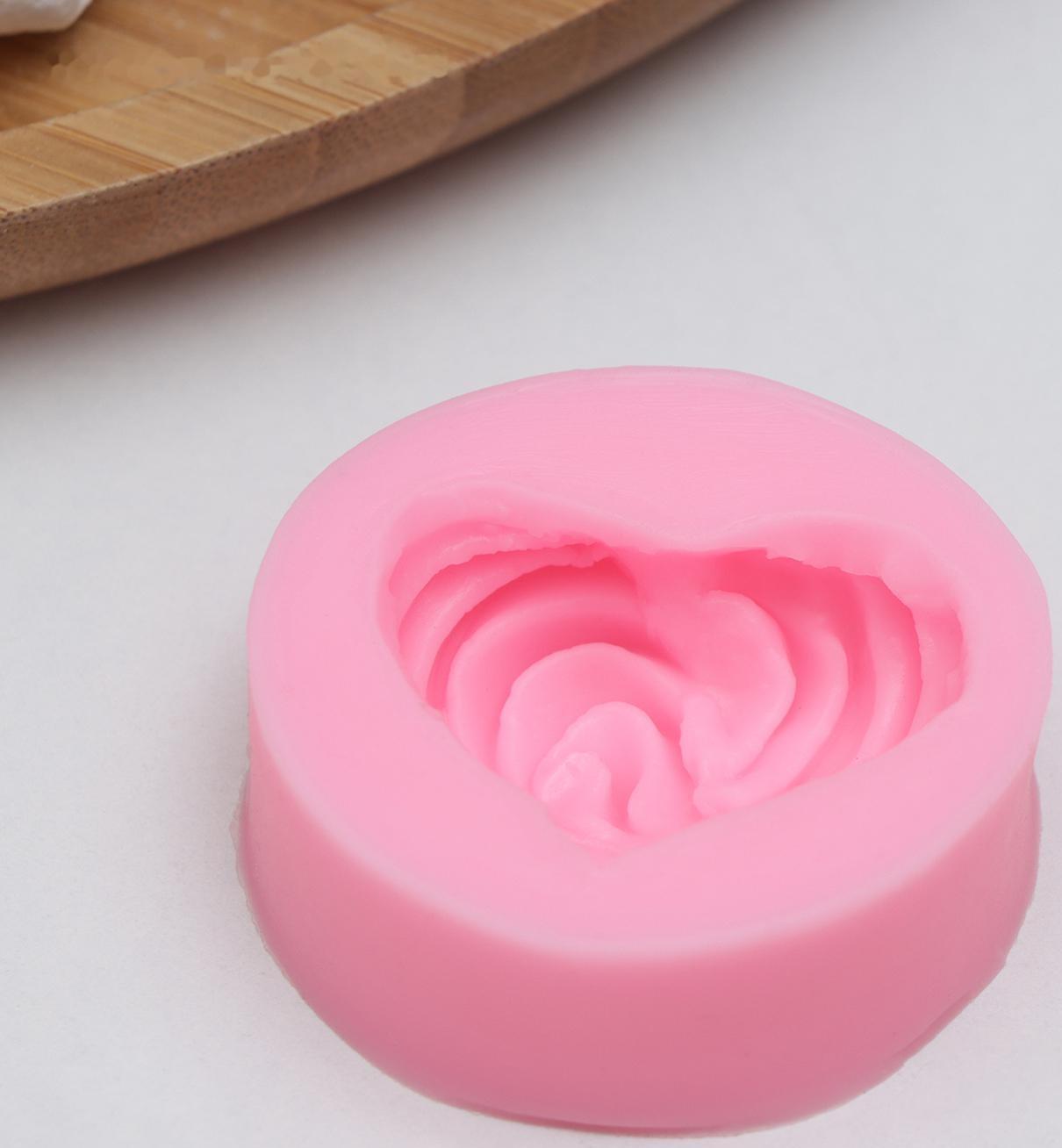 Молд «Трюфель», 4×4×1,5 см, цвет розовый