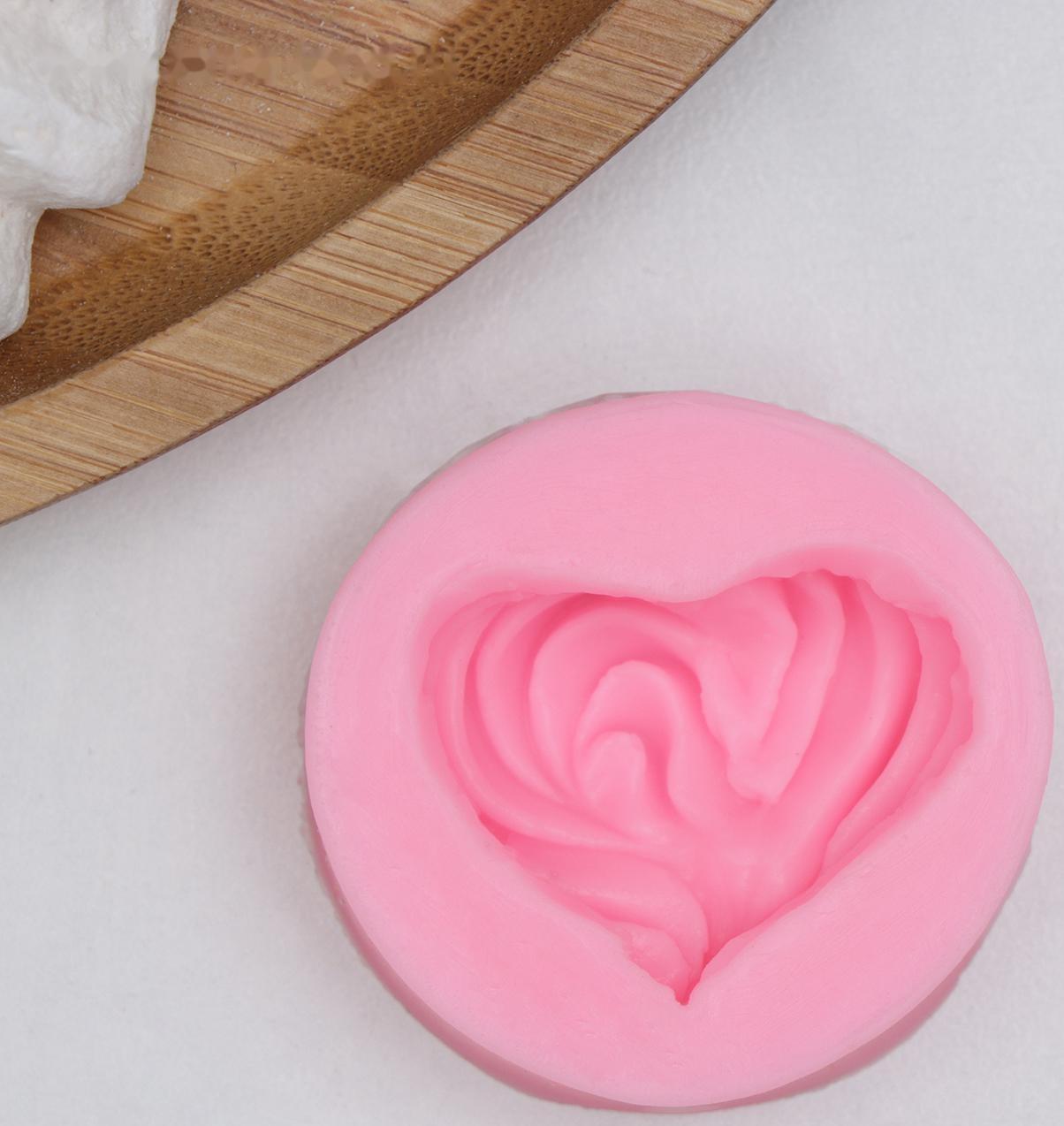 Молд «Трюфель», 4×4×1,5 см, цвет розовый