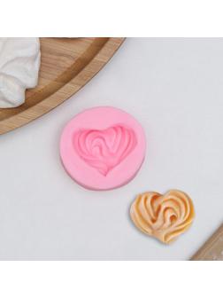 Молд «Трюфель», 4×4×1,5 см, цвет розовый