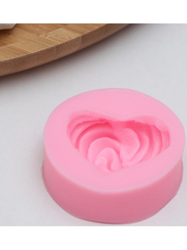 Молд «Трюфель», 4×4×1,5 см, цвет розовый
