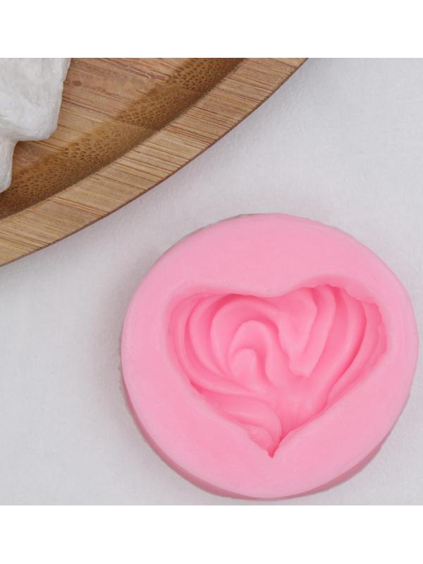 Молд «Трюфель», 4×4×1,5 см, цвет розовый