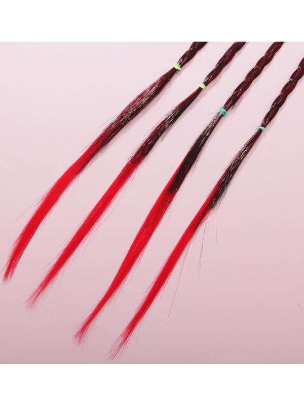 Цветные косички для волос «Время волшебства», на резинке