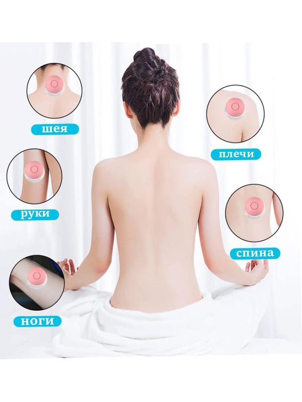 Набор вакуумных банок для массажа, стеклянные, d 1,5/3,5 см, 2 шт, цвет розовый