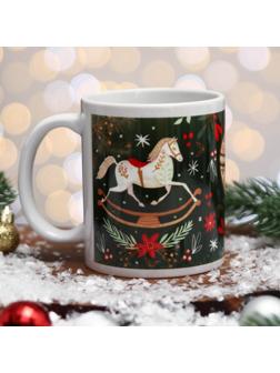 Кружка «Счастливого Нового года!» игрушки, 320 мл