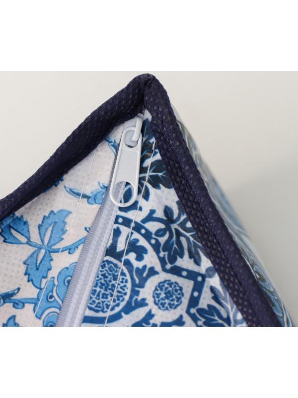 Органайзер для хранения белья Доляна «Мозаика», 24 отделения, 30×33×10 см, цвет синий