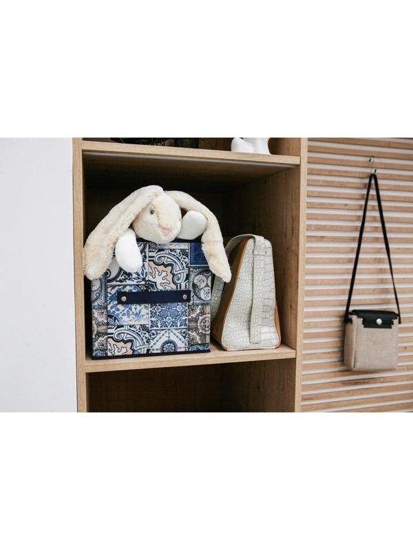 Короб стеллажный для хранения Доляна «Мозаика», 25×25×25 см, цвет синий