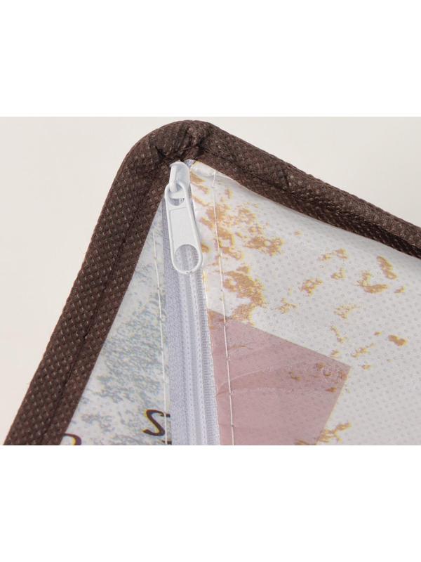 Органайзер для хранения белья Доляна «Астра», 8 отделений, 28×14×10 см, цвет коричневый