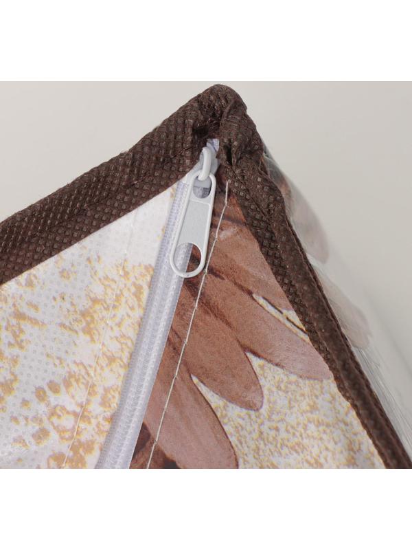 Органайзер для хранения белья Доляна «Астра», 7 отделений, 34×30,5×10 см, цвет коричневый