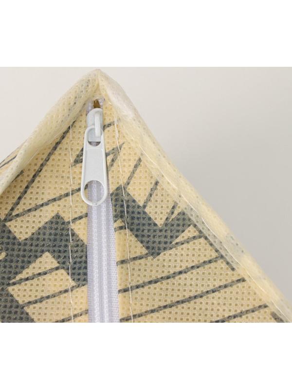 Органайзер для хранения белья Доляна «Гэтс», 12 отделений, 32×24×12 см, цвет бежевый