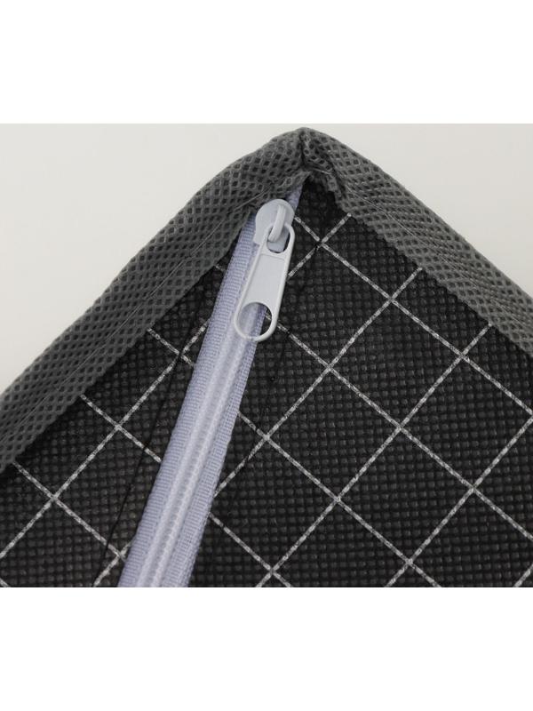 Органайзер для хранения белья Доляна «Кло», 8 отделений, 28×14×10 см, цвет чёрный