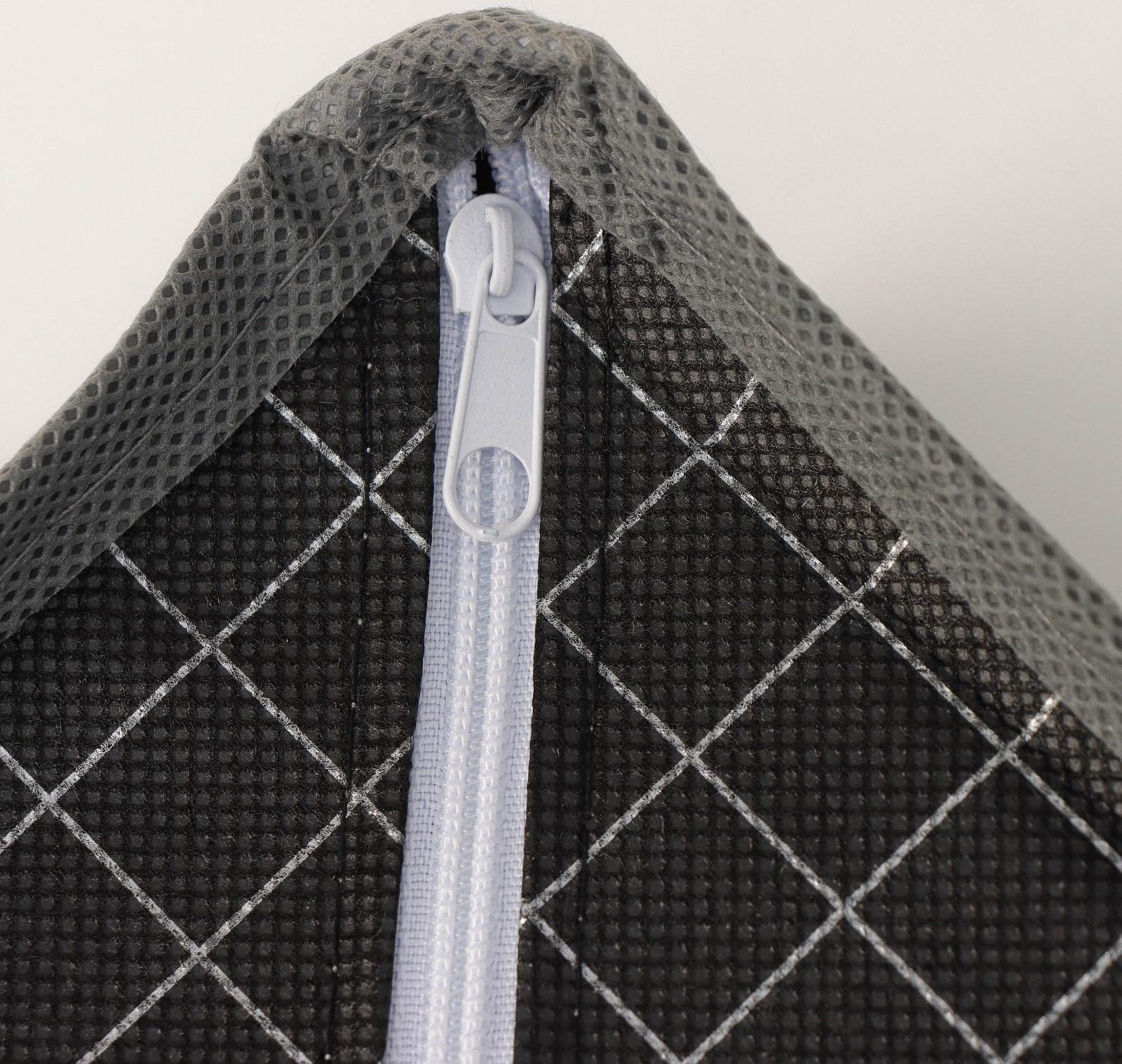 Органайзер для хранения белья Доляна «Кло», 7 отделений, 34×30,5×10 см, цвет чёрный