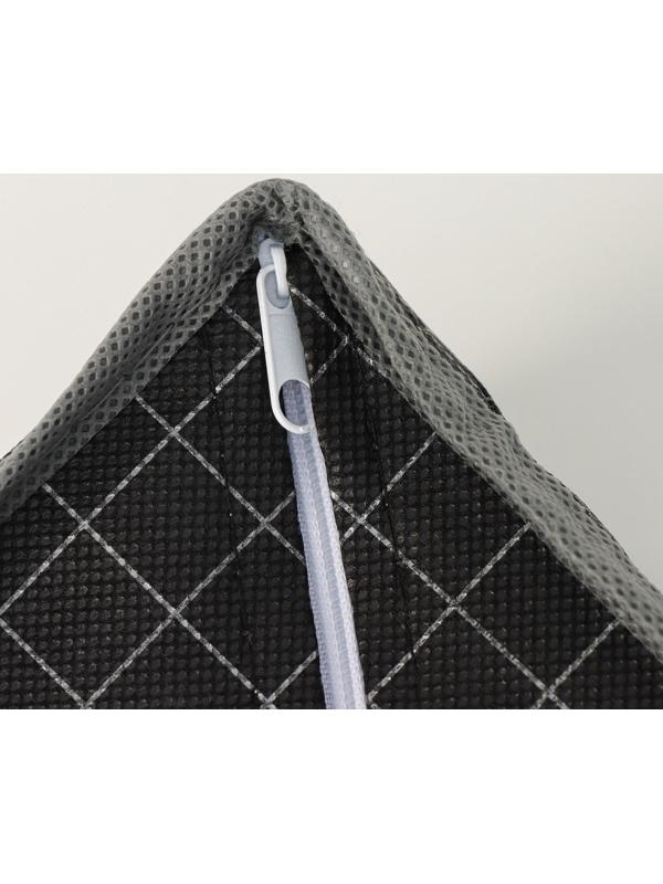 Органайзер для хранения белья Доляна «Кло», 12 отделений, 32×24×12 см, цвет чёрный