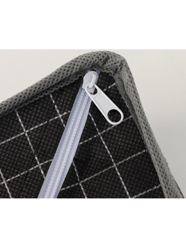 Органайзер для хранения белья Доляна «Кло», 16 отделений, 32×32×12 см, цвет чёрный