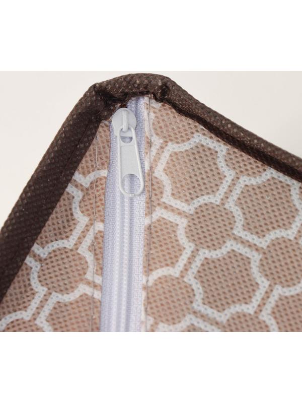 Органайзер для хранения белья Доляна «Браун», 8 отделений, 28×14×10 см, цвет коричневый