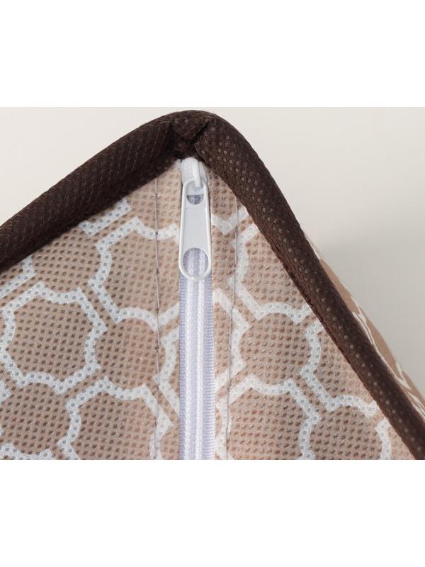 Органайзер для хранения белья Доляна «Браун», 12 отделений, 32×24×12 см, цвет коричневый