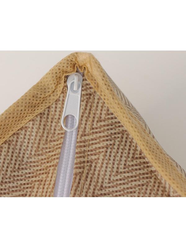 Органайзер для хранения белья Доляна «Гусиная лапка», 7 отделений, 34×30,5×10 см, цвет бежевый